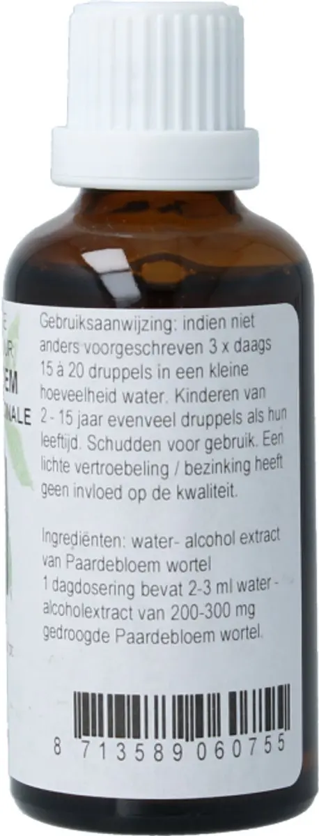 Cruydhof Taraxacum Off Rad 50ml - Paardebloem Natura