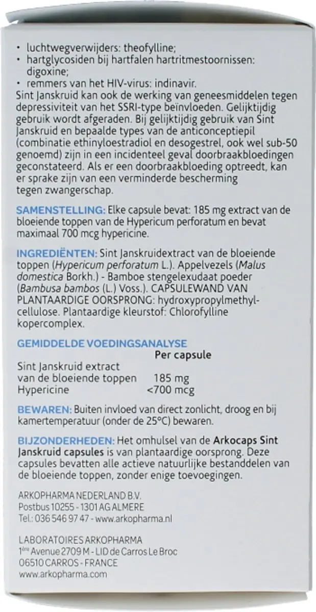 Arkopharma Arkocaps Sint-Janskruid 150g