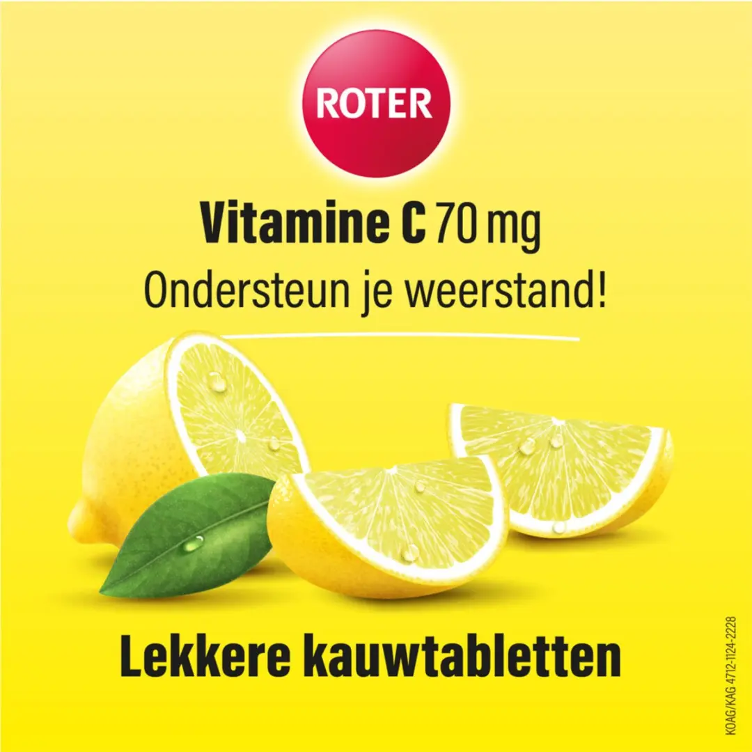 Roter Vitamine C 70mg Citroen Kauwtabletten - 800g