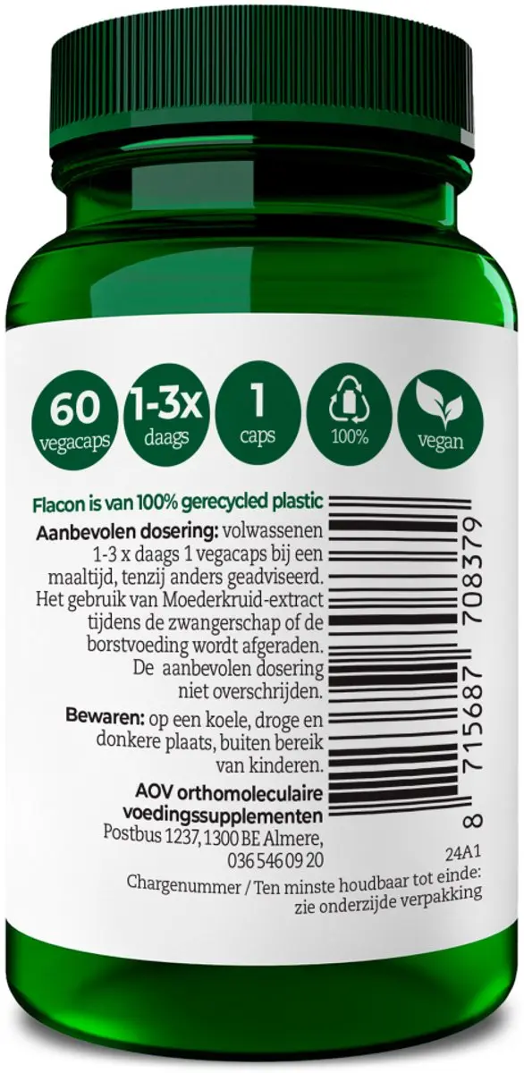AOV Moederkruid 60 Capsules