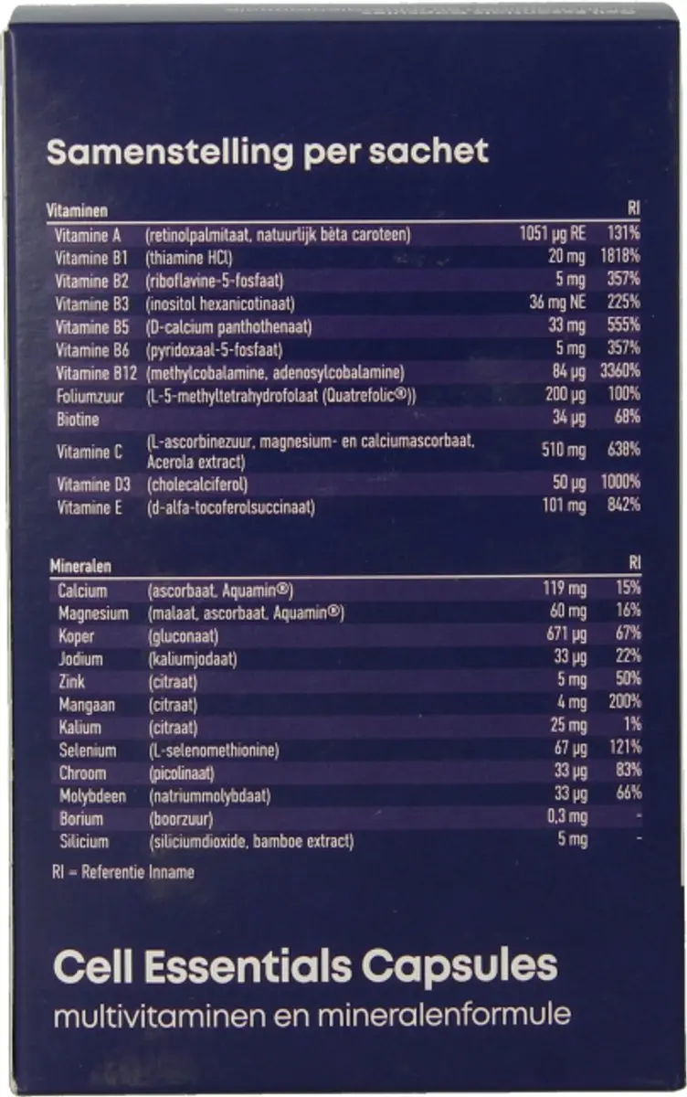 Cellcare Cell Essentials Capsules 30 Stuks