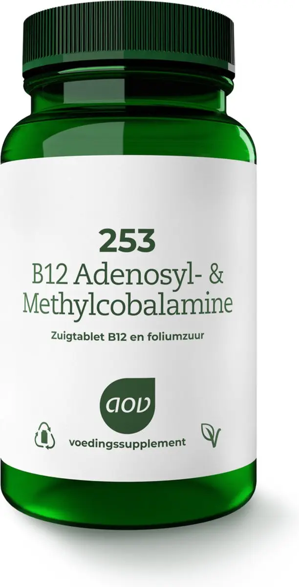 AOV 253 B12 Adenosyl- & Methylcobalamine 60 Zuigtabletten