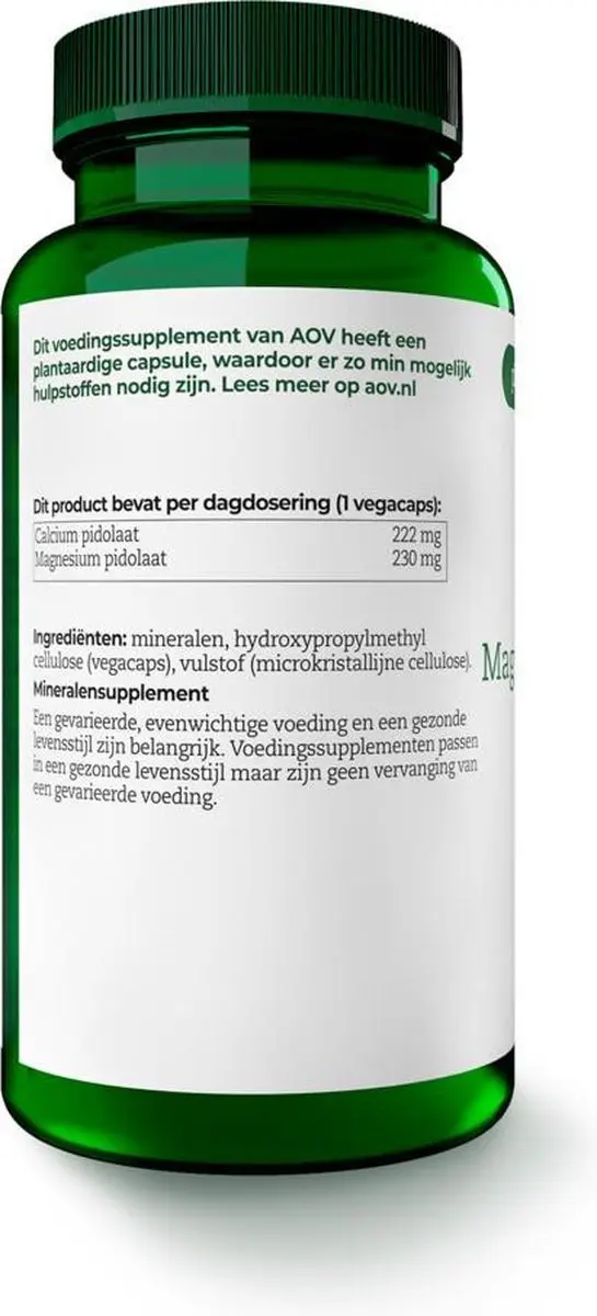 AOV Calcium & Magnesium Pidolaat 90 Capsules