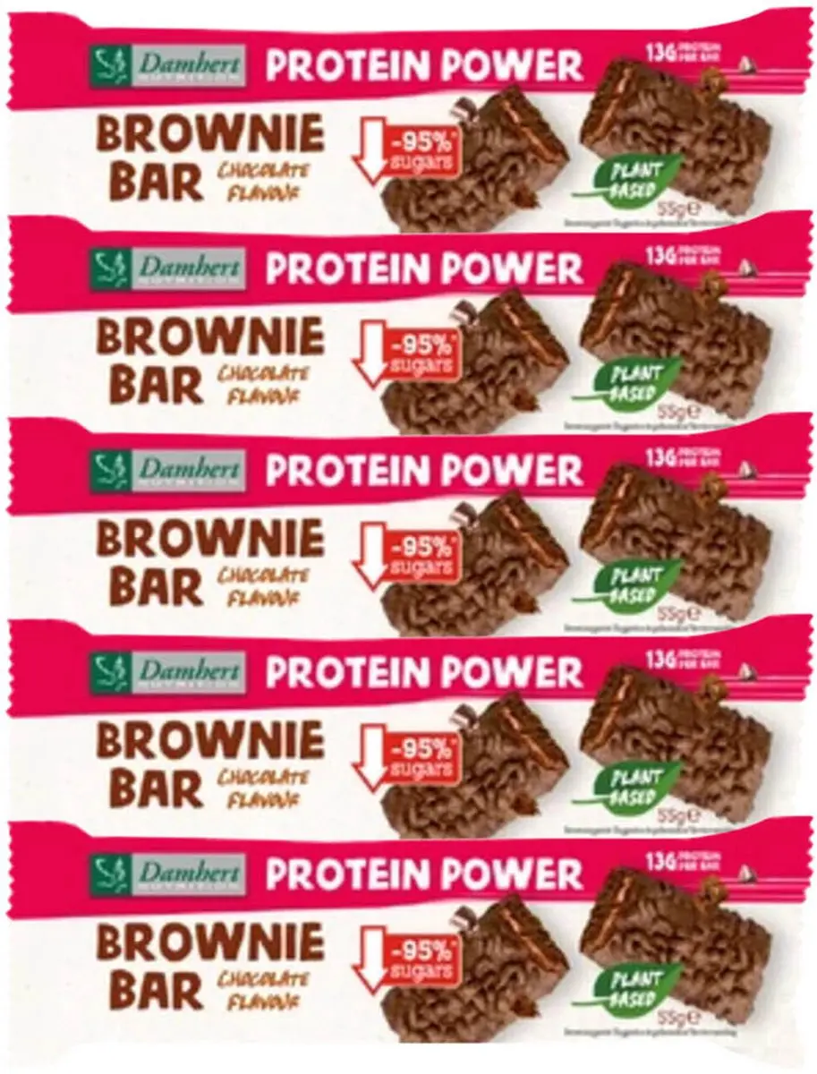 Damhert Protein Brownie Bar 5x55g