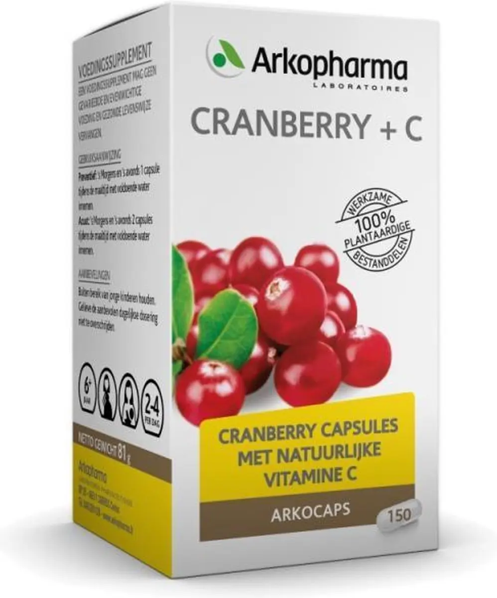 Arkopharma Arkocaps Cranberry 150 capsules