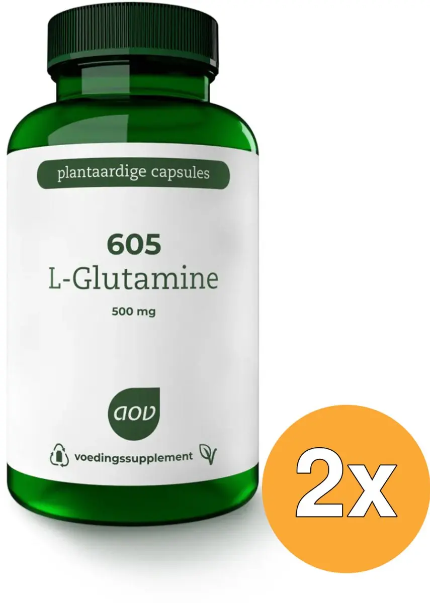 AOV L-Glutamine 500mg - 180 Vegacapsules