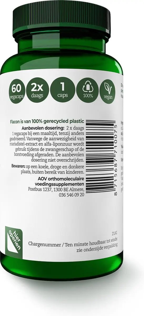 AOV Levernorm 1007 - 60 Vegacaps