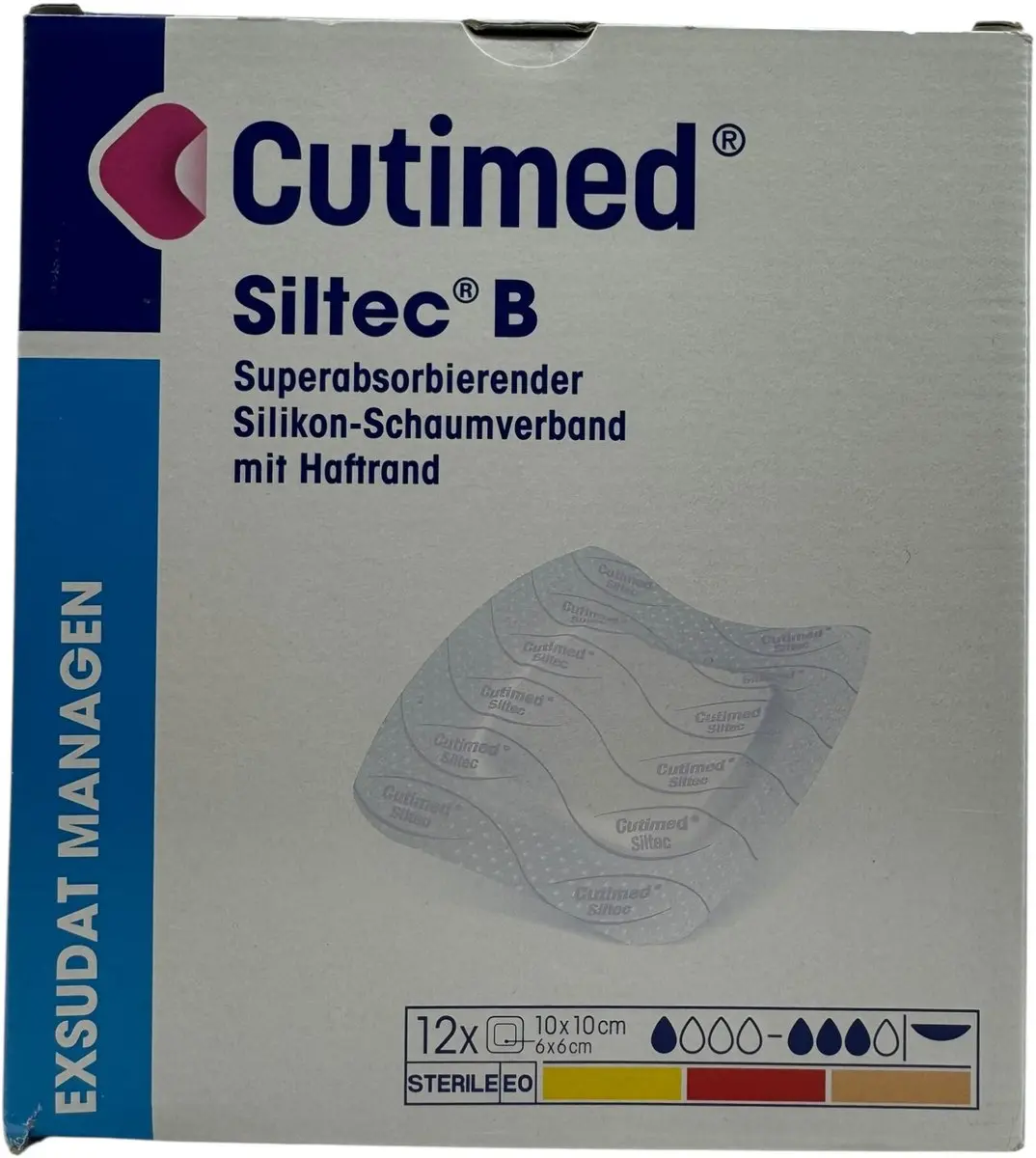 Cutimed Siltec B Siliconen Schuimverband 10x10cm