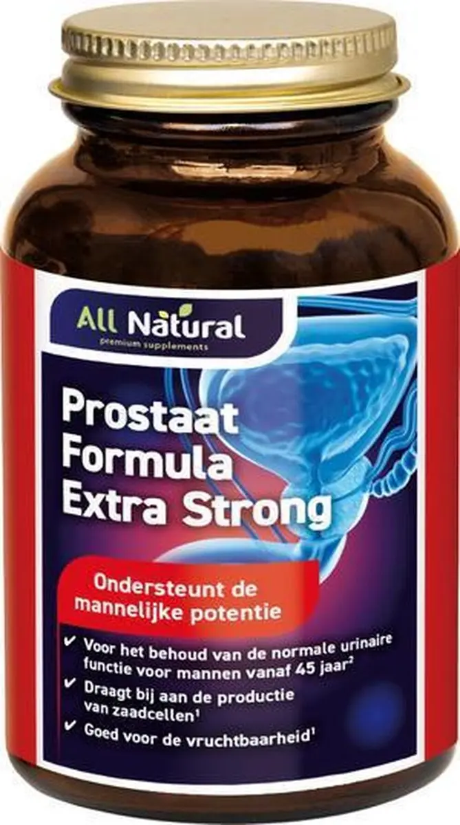 All Natural Prostaat Formule 90 Capsules