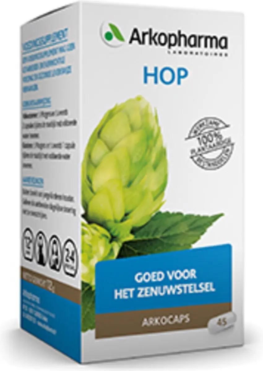 Arkopharma Hop Arkocaps Voedingssupplement 45 Stuks