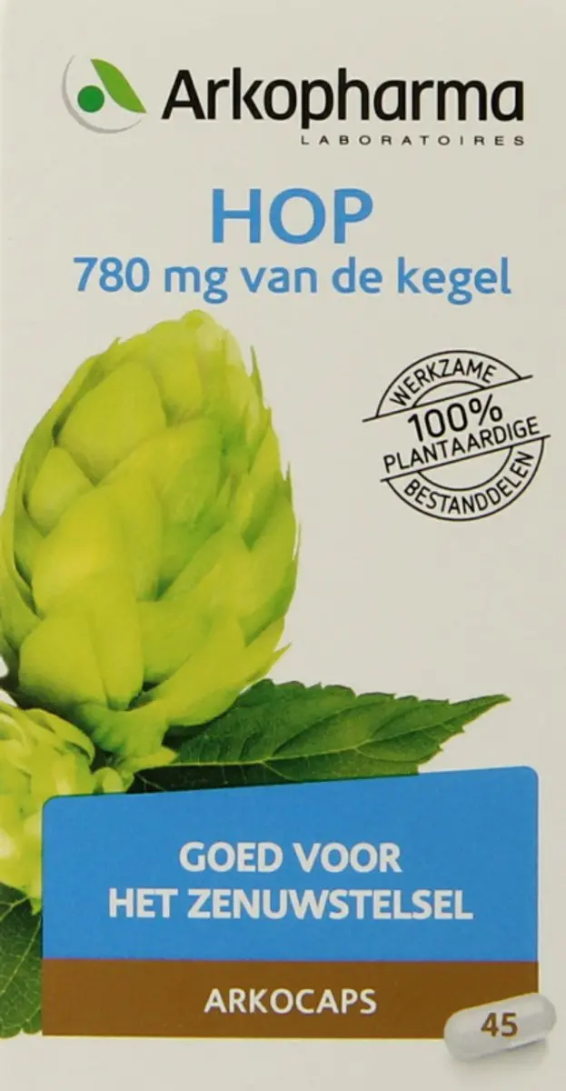 Arkopharma Hop Arkocaps Voedingssupplement 45 Stuks