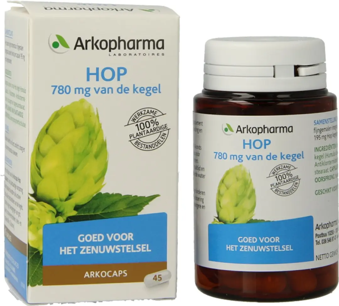 Arkopharma Hop Arkocaps Voedingssupplement 45 Stuks