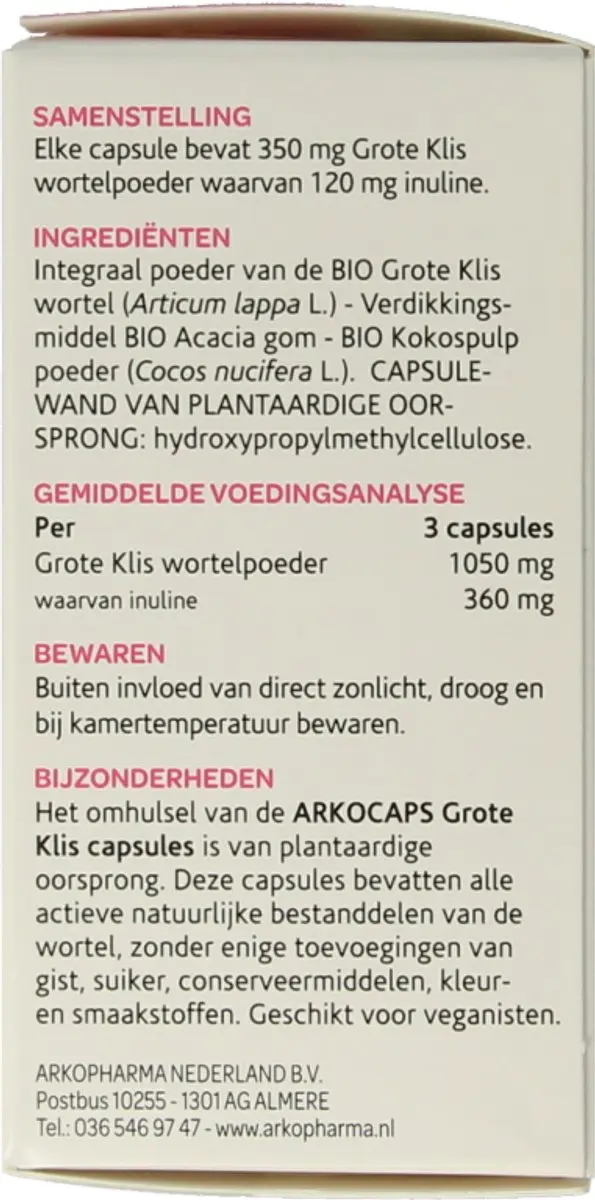 Arkopharma Arkocaps Grote Klis - 45 Capsules