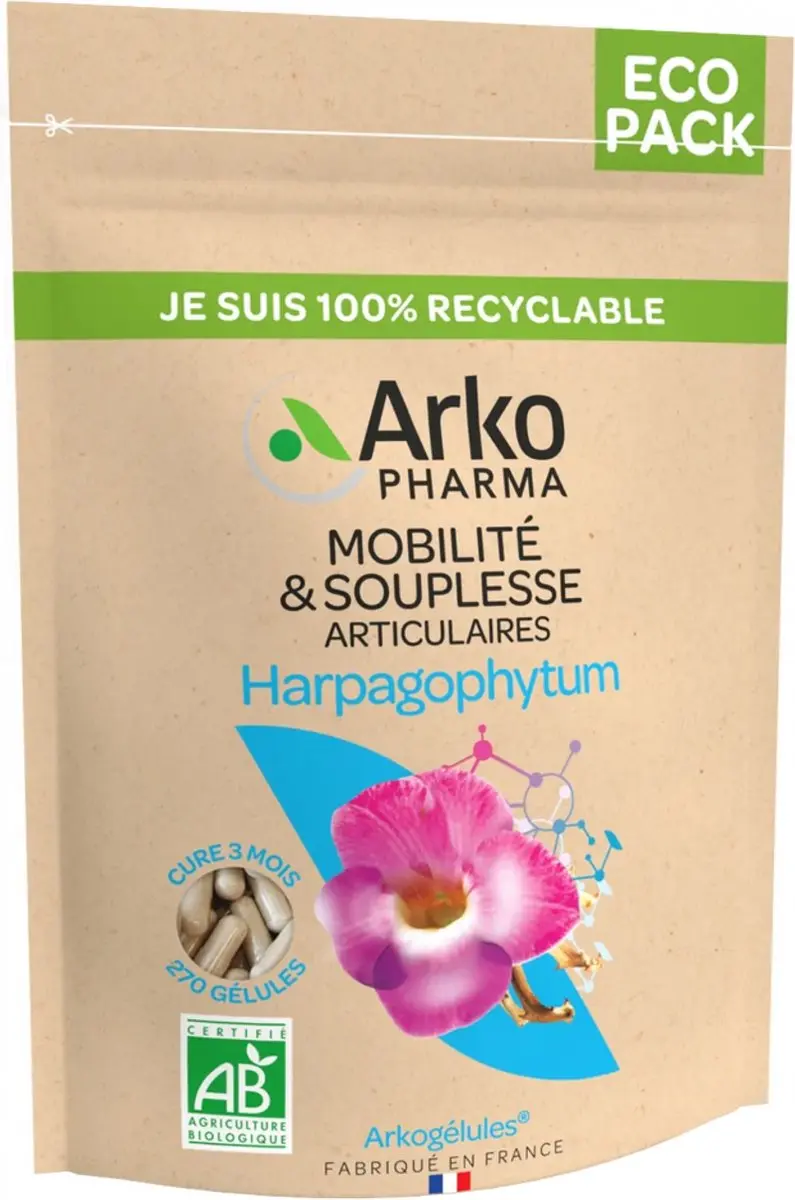 Arkopharma Arkogélules Harpagophytum Bio 270 Capsules