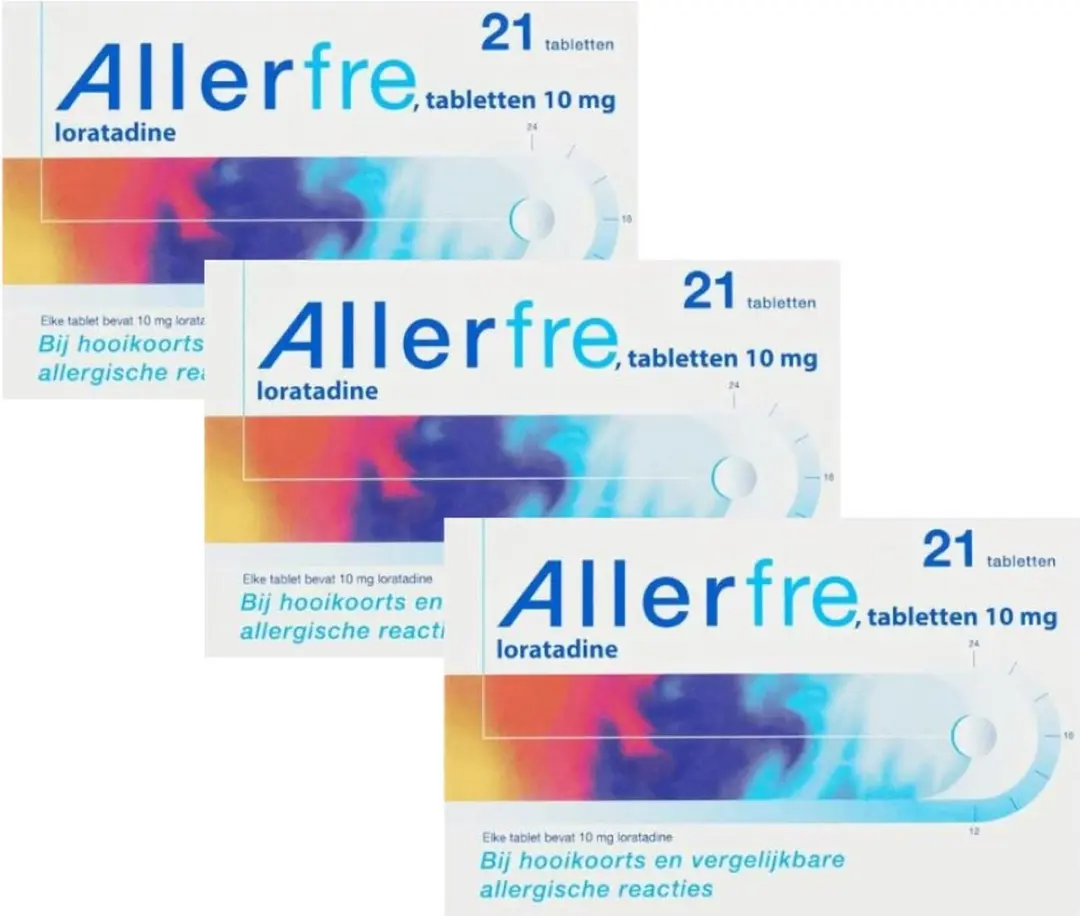 Allerfre Loratadine 10mg Tabletten - 63 Stuks