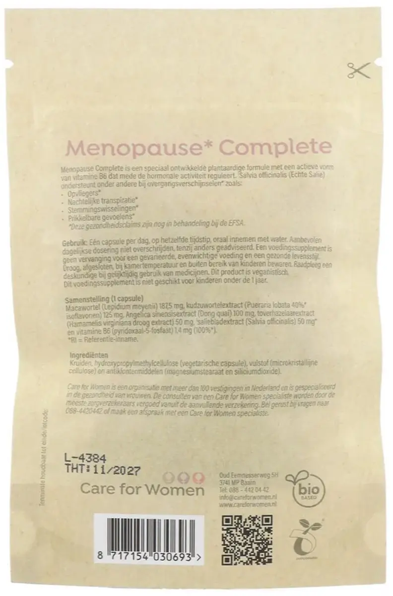 Care For Women Menopause Forte Voedingssupplement - 30 Capsules