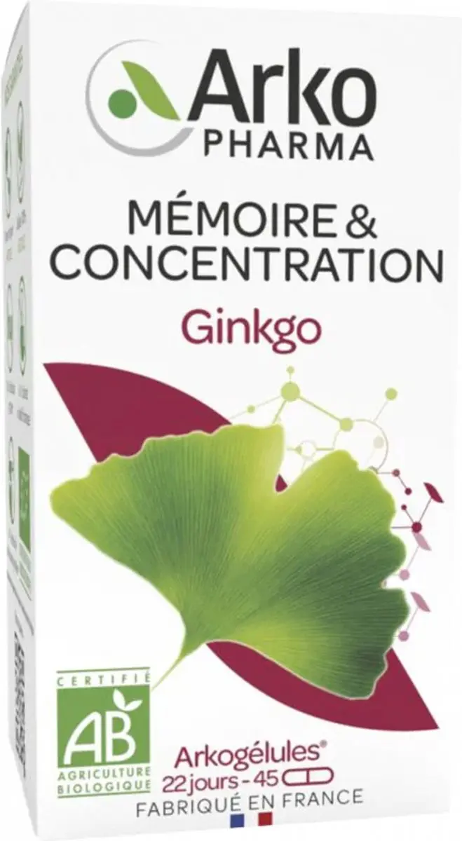 Arkopharma Arkocaps Ginkgo Bio Caps 45
