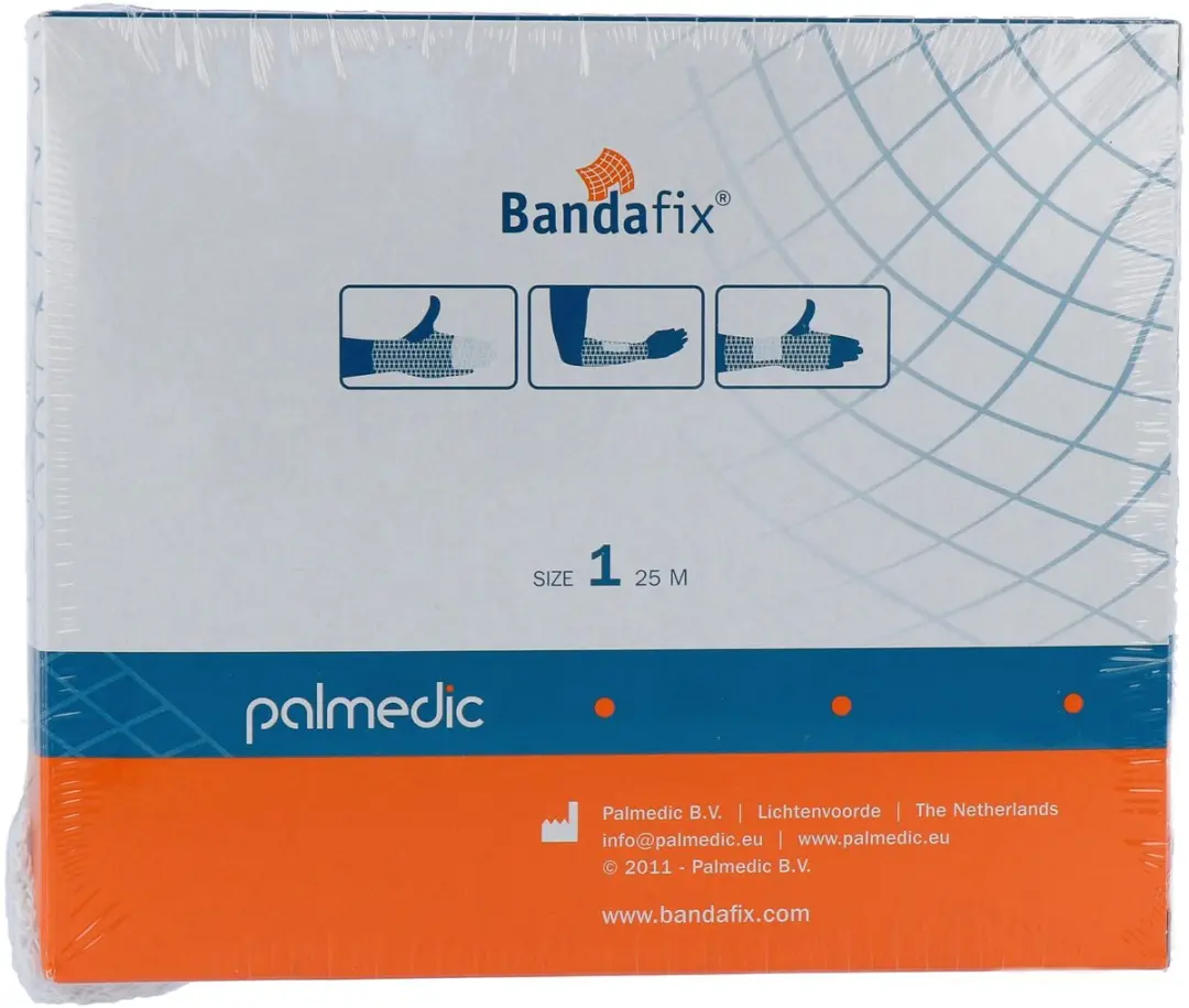 Bandafix Elastisch Netverband Katoen 1 Stuk - Wit