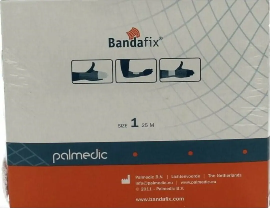Bandafix Elastisch Netverband Katoen 1 Stuk - Wit