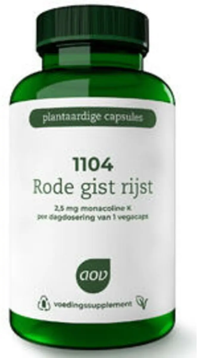 AOV Rode Gist Rijstextract 180g - 2x90 Vegacapsules