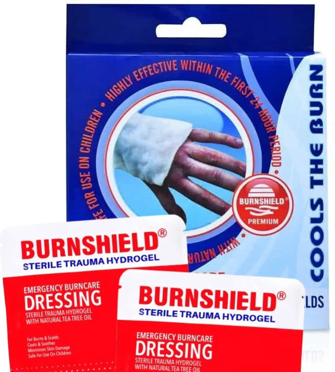 Burnshield Twin Pack Brandwondenkompressen 10x10cm