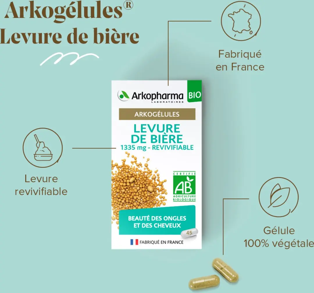 Arkopharma Biergist Bio Capsules 150 Stuks