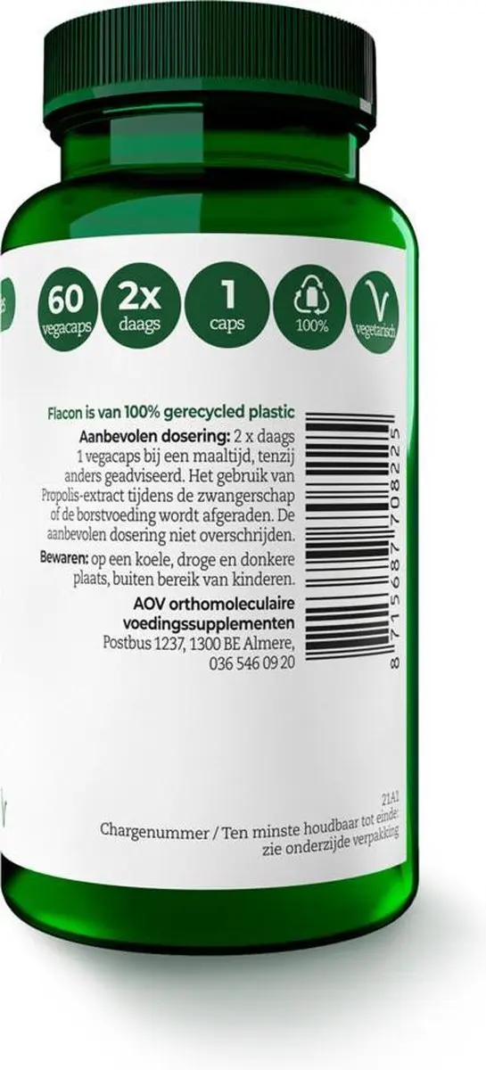 AOV Propolis 822 Vegacaps - 60 Stuks