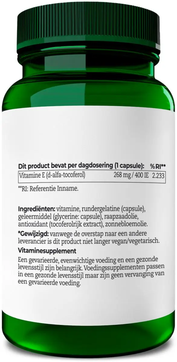 AOV Vitamine E 400 60 Capsules