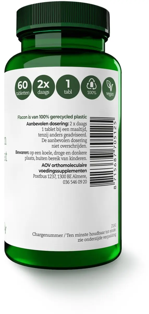 AOV Magnesium AC & Citraat 60 tabletten