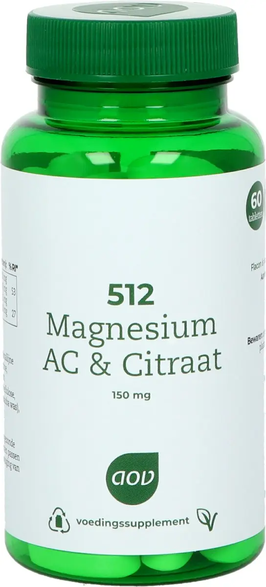 AOV Magnesium AC & Citraat 60 tabletten