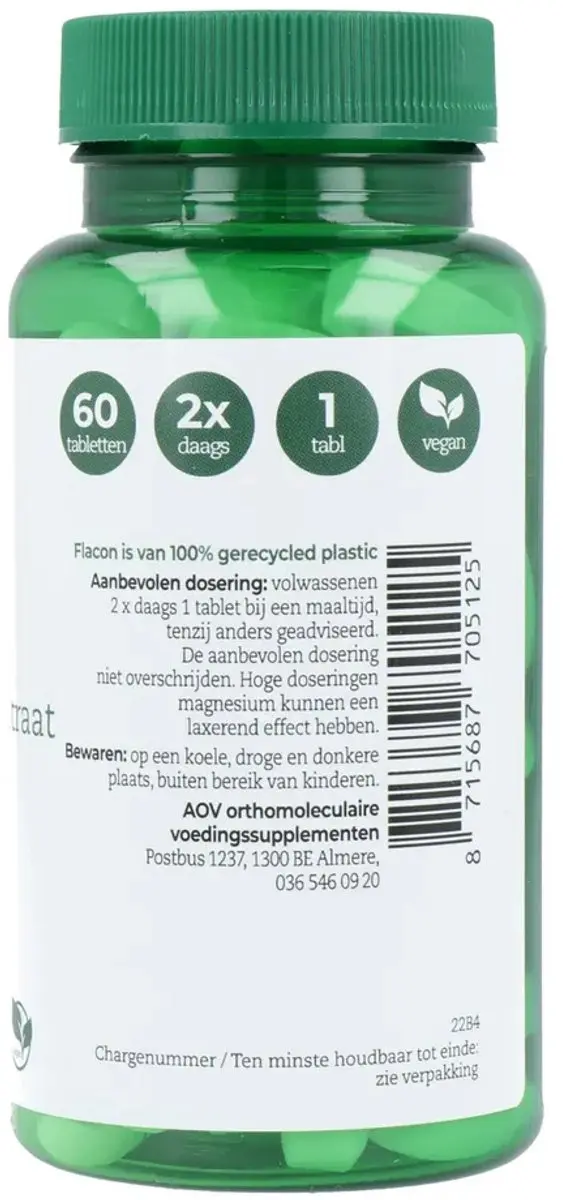 AOV Magnesium AC & Citraat 60 tabletten