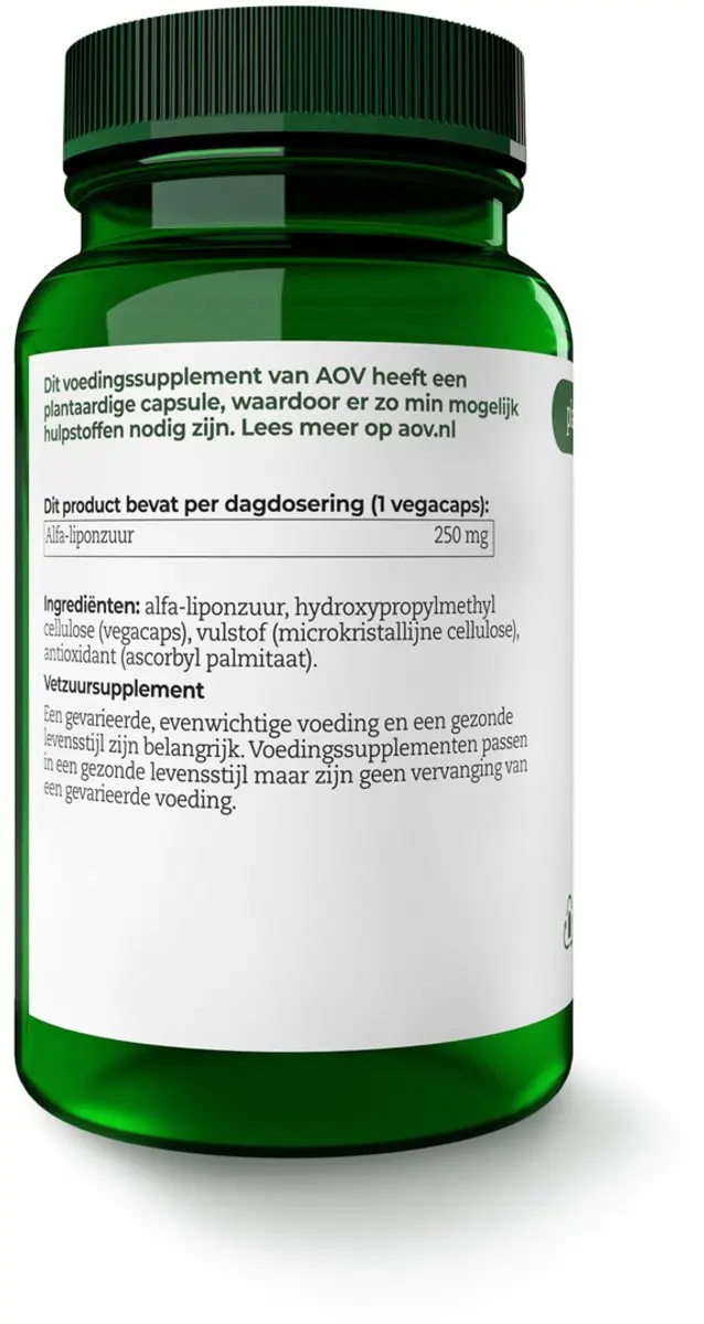 AOV Alfa-liponzuur 60 Vegacapsules