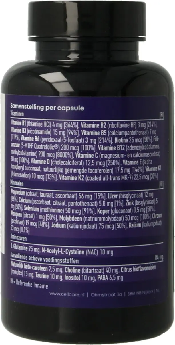Cellcare Zwangerschapsmulti 60 Capsules