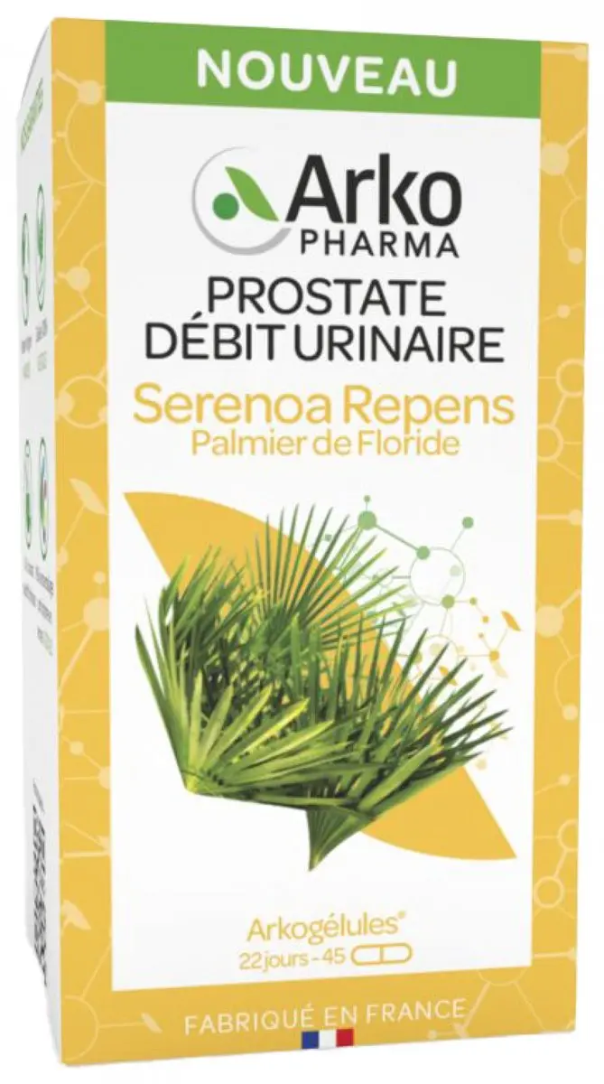 Arkopharma Arkogélules Prostate Débit Urinaire 45 Capsules