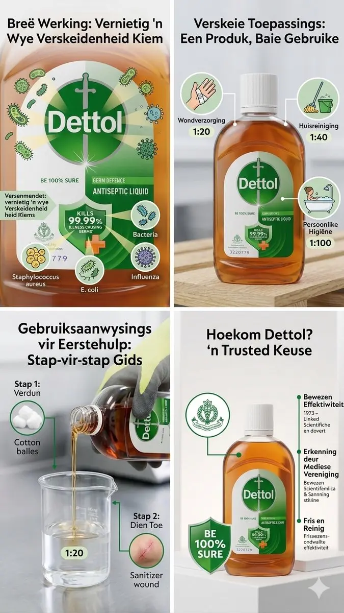 Dettol Antiseptische Vloeistof 500ml