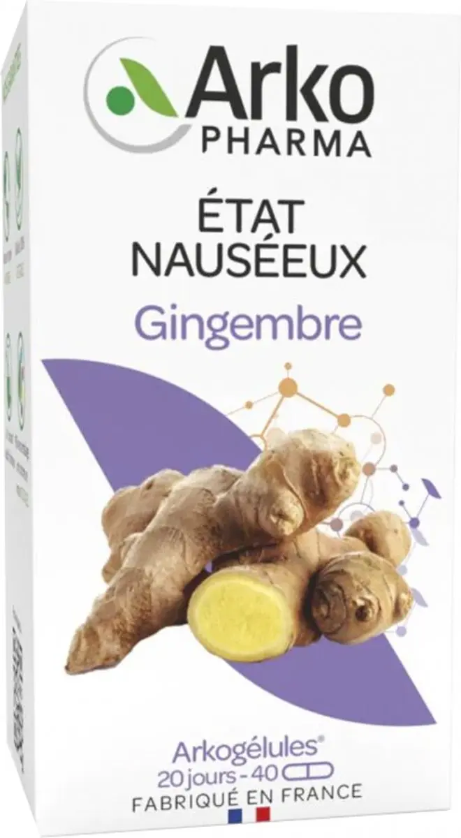 Arkopharma Arkogélules Gember 40 Capsules