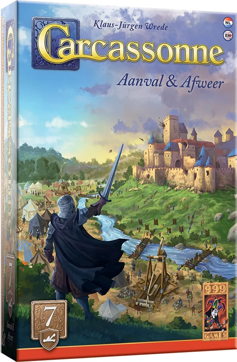 999 Games Carcassonne Aanval & Afweer Uitbreiding 7 - NL/EN