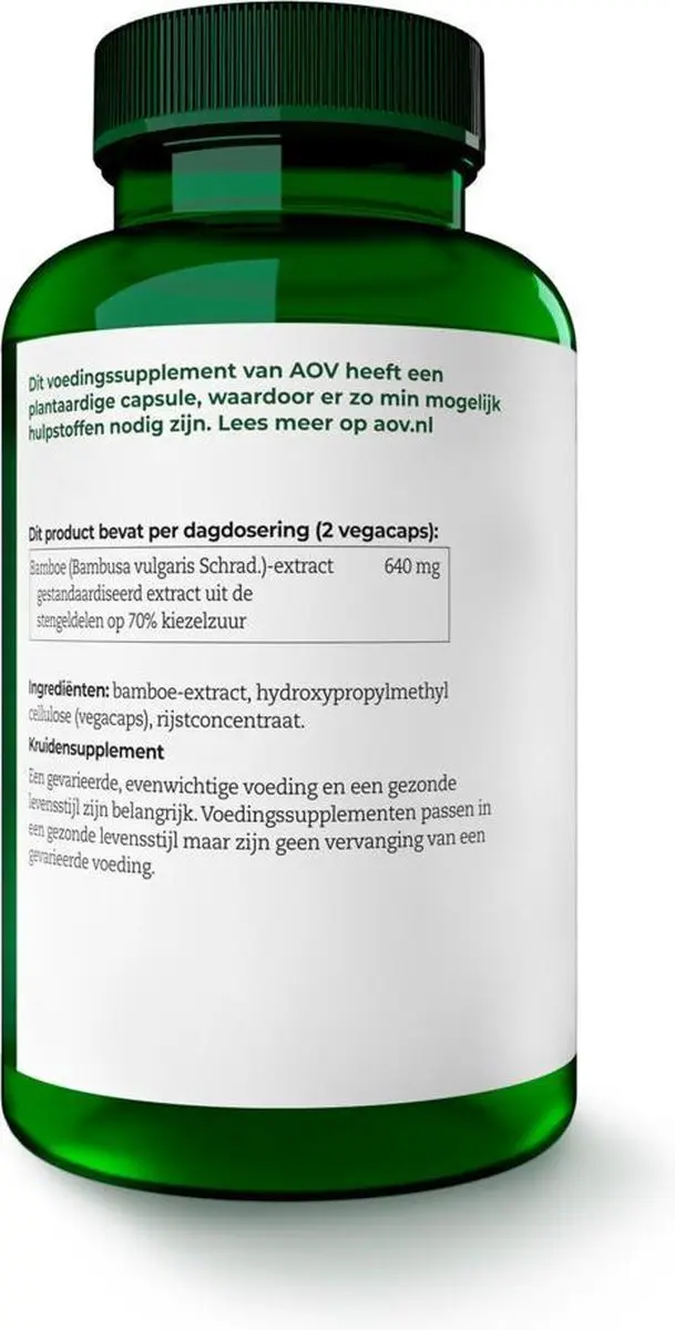 AOV 810 Bamboe Voedingssupplement 60 Vegacaps