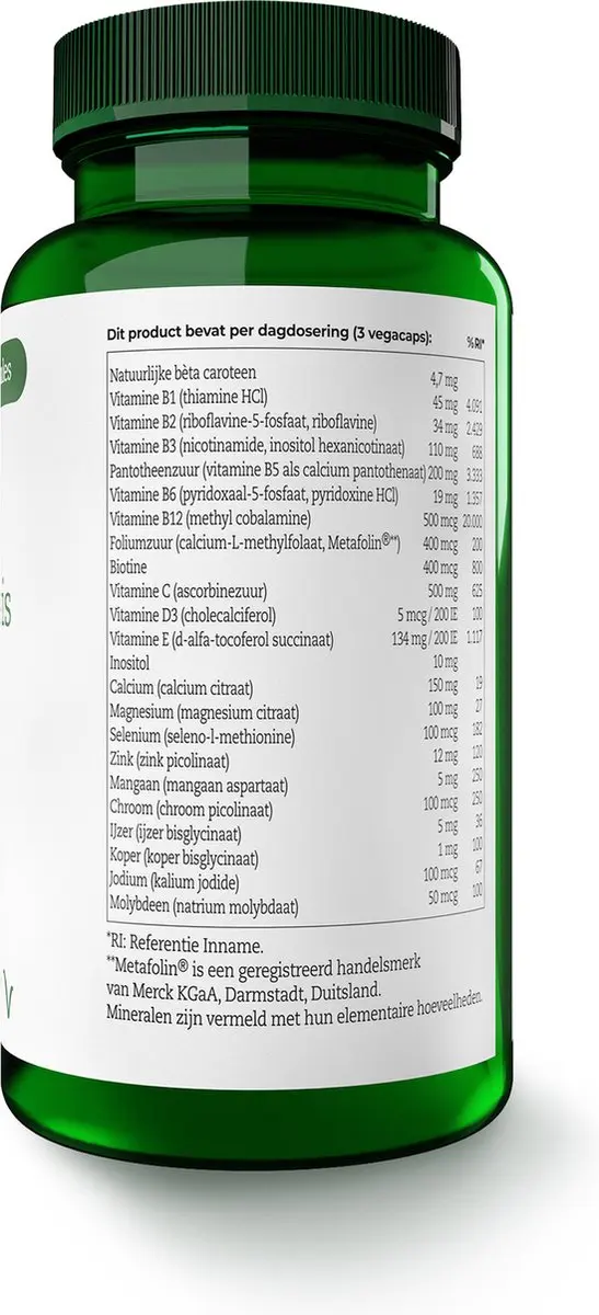 AOV 101 Multi Basis Voedingssupplement 60 Vegacaps