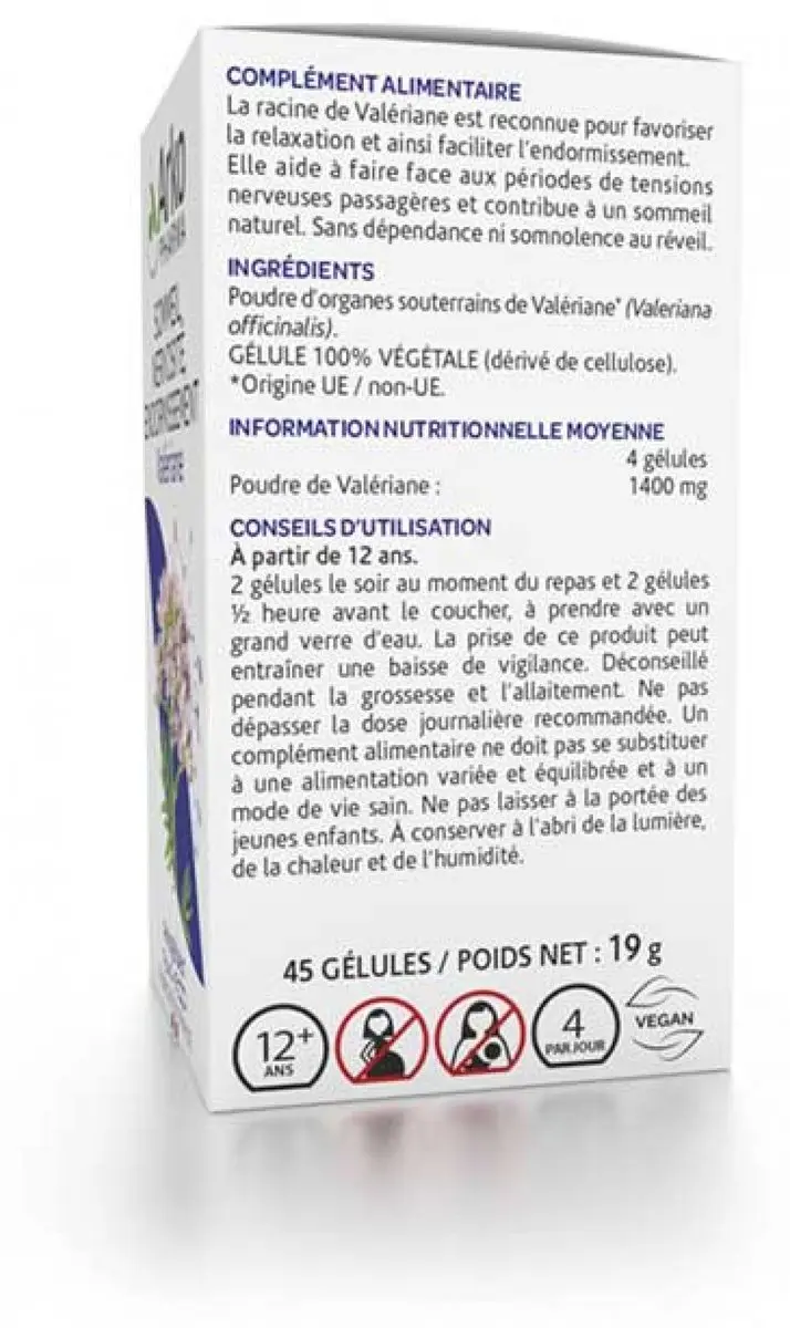 Arkopharma Arkogélules Valeriaan 45 Capsules
