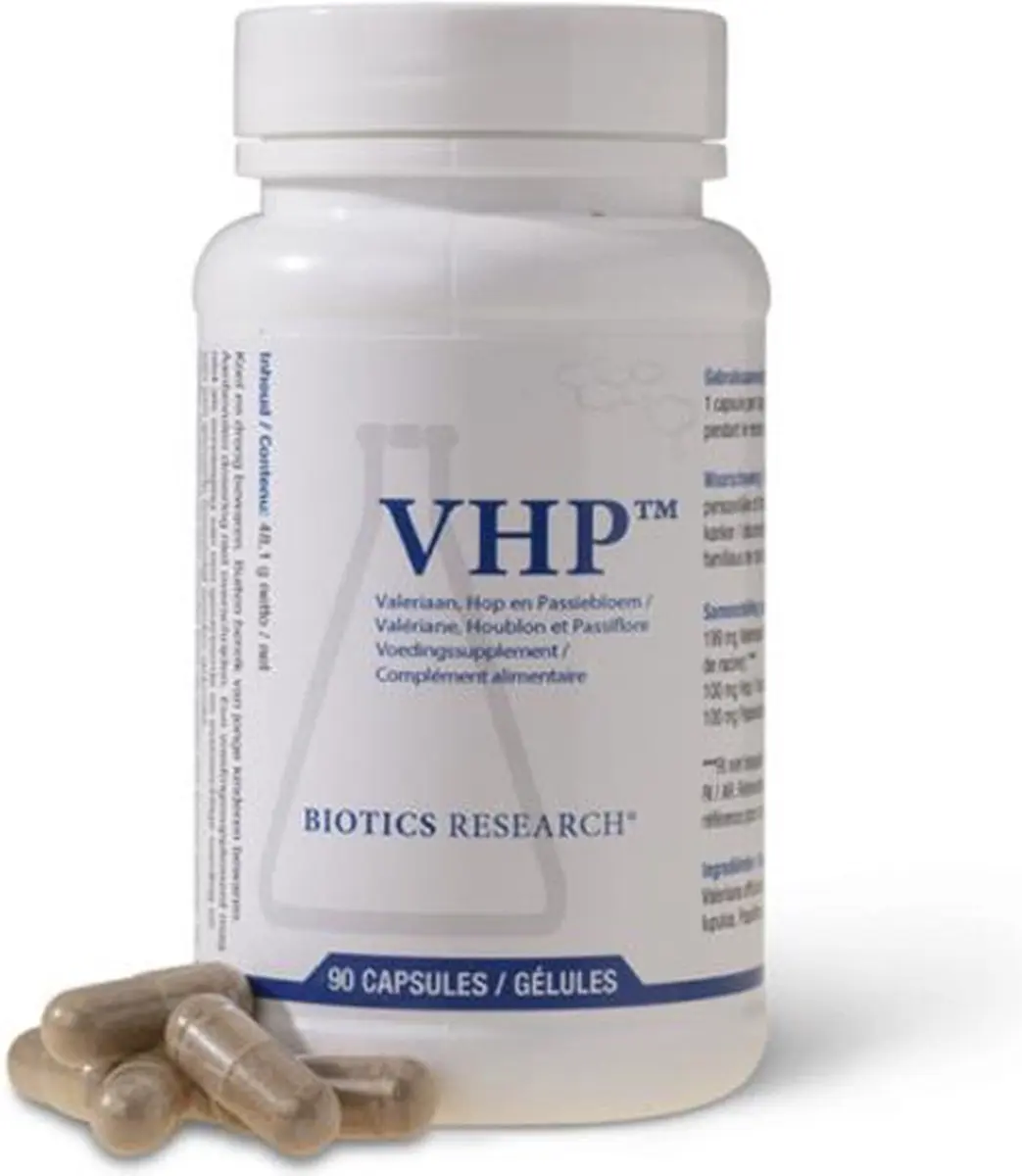 Biotics Vhp Valeriaan/Hop/Pass Capsules