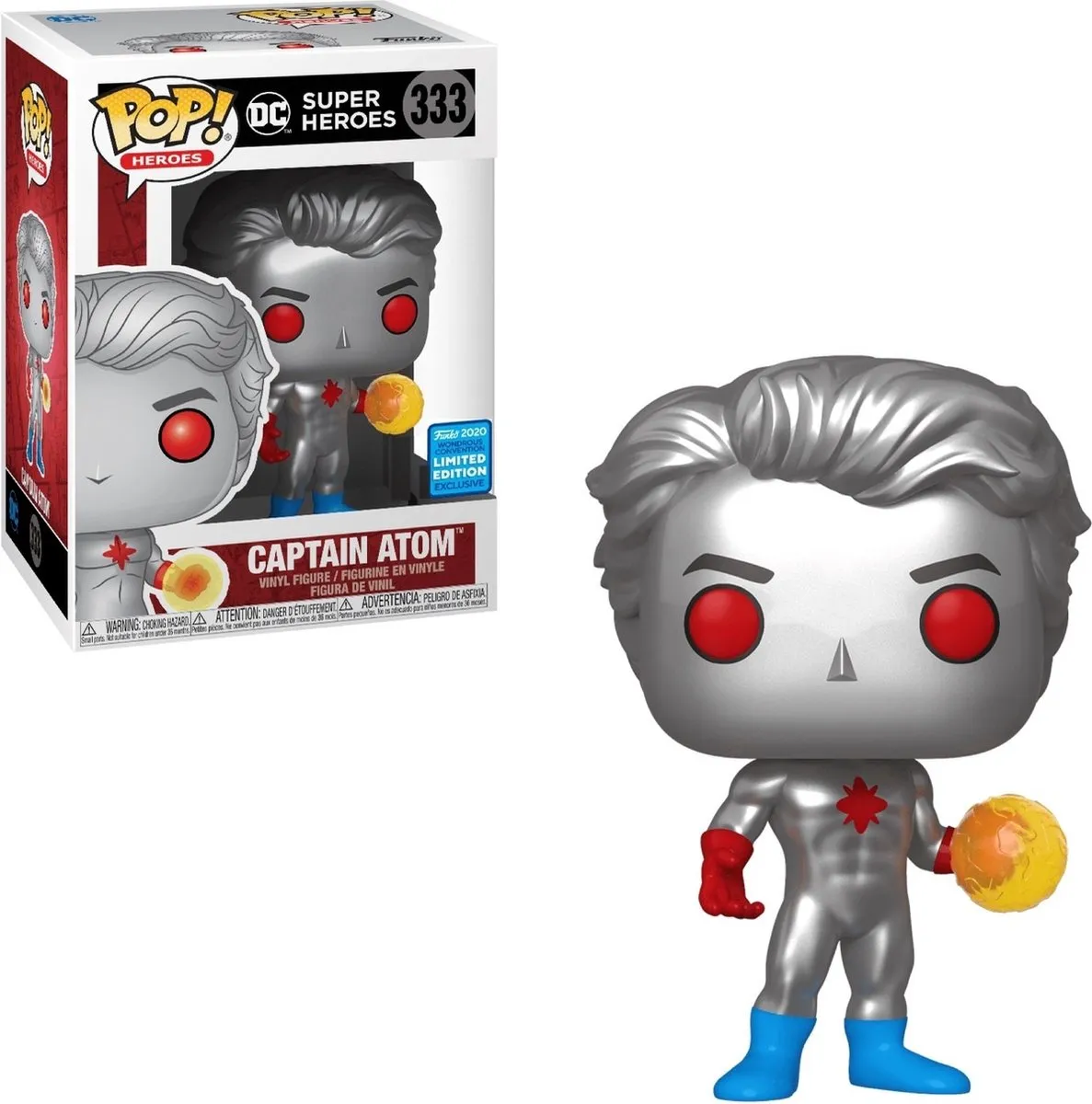 Funko Pop Heroes DC Super Heroes Captain Atom 333 Limited Edition