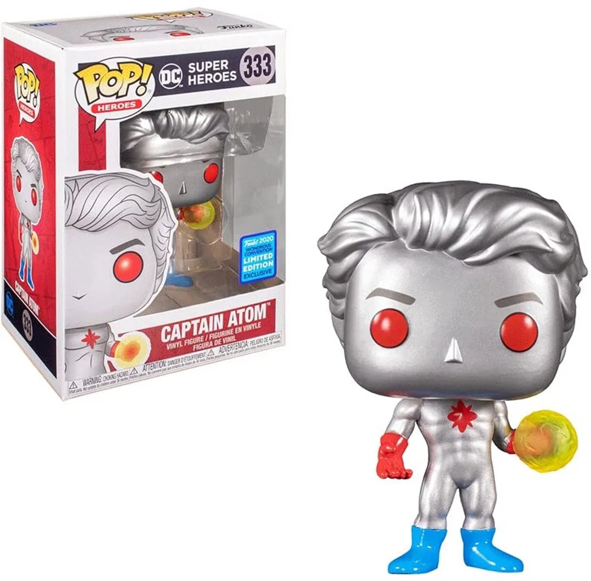 Funko Pop Heroes DC Super Heroes Captain Atom 333 Limited Edition - Multi - afbeelding 3 van 5