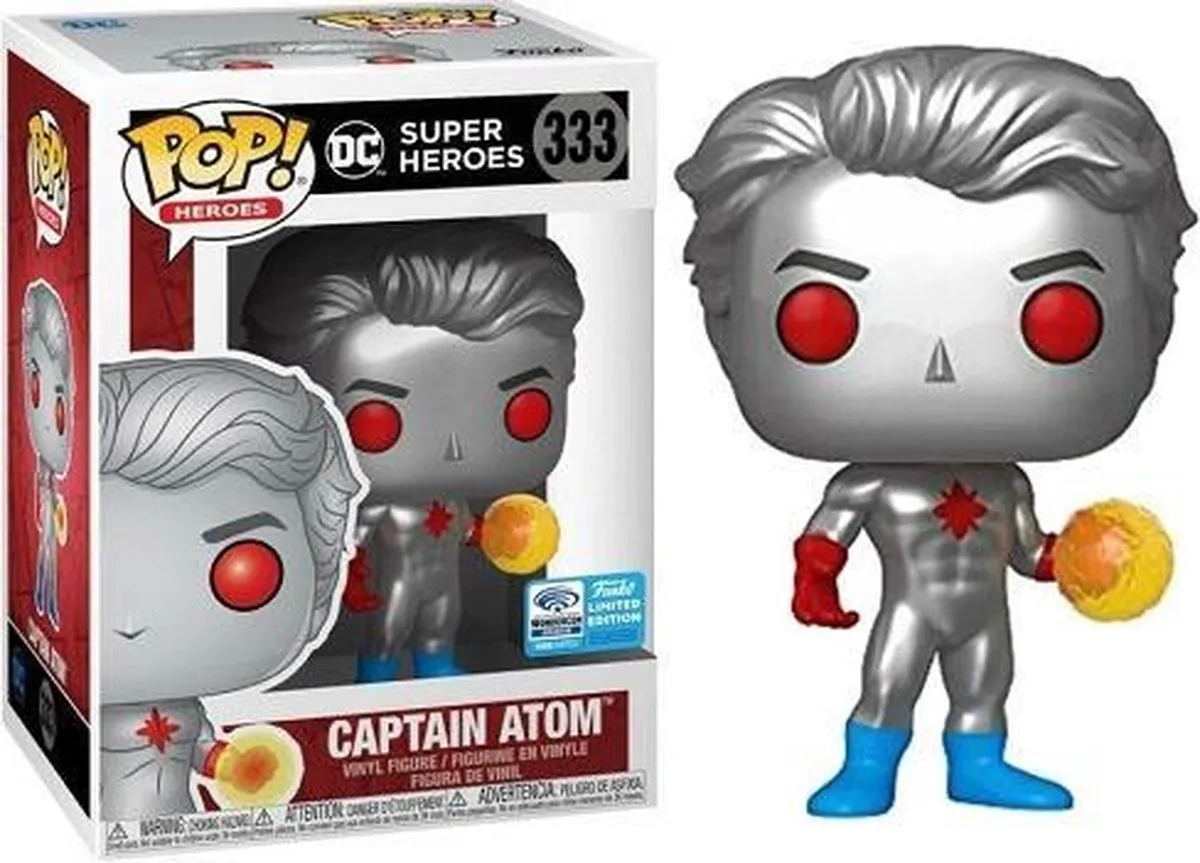 Funko Pop Heroes DC Super Heroes Captain Atom 333 Limited Edition - Multi - afbeelding 4 van 5