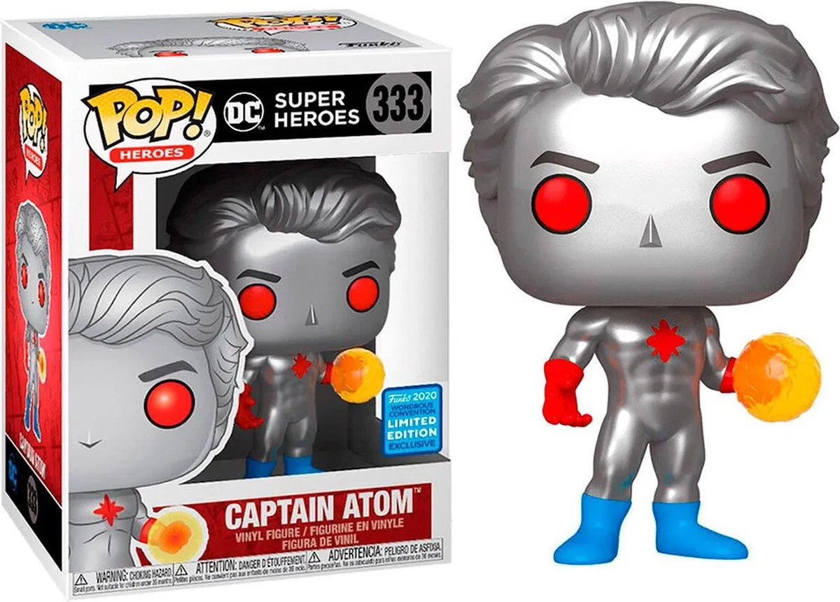 Funko Pop Heroes DC Super Heroes Captain Atom 333 Limited Edition - Multi - afbeelding 2 van 5