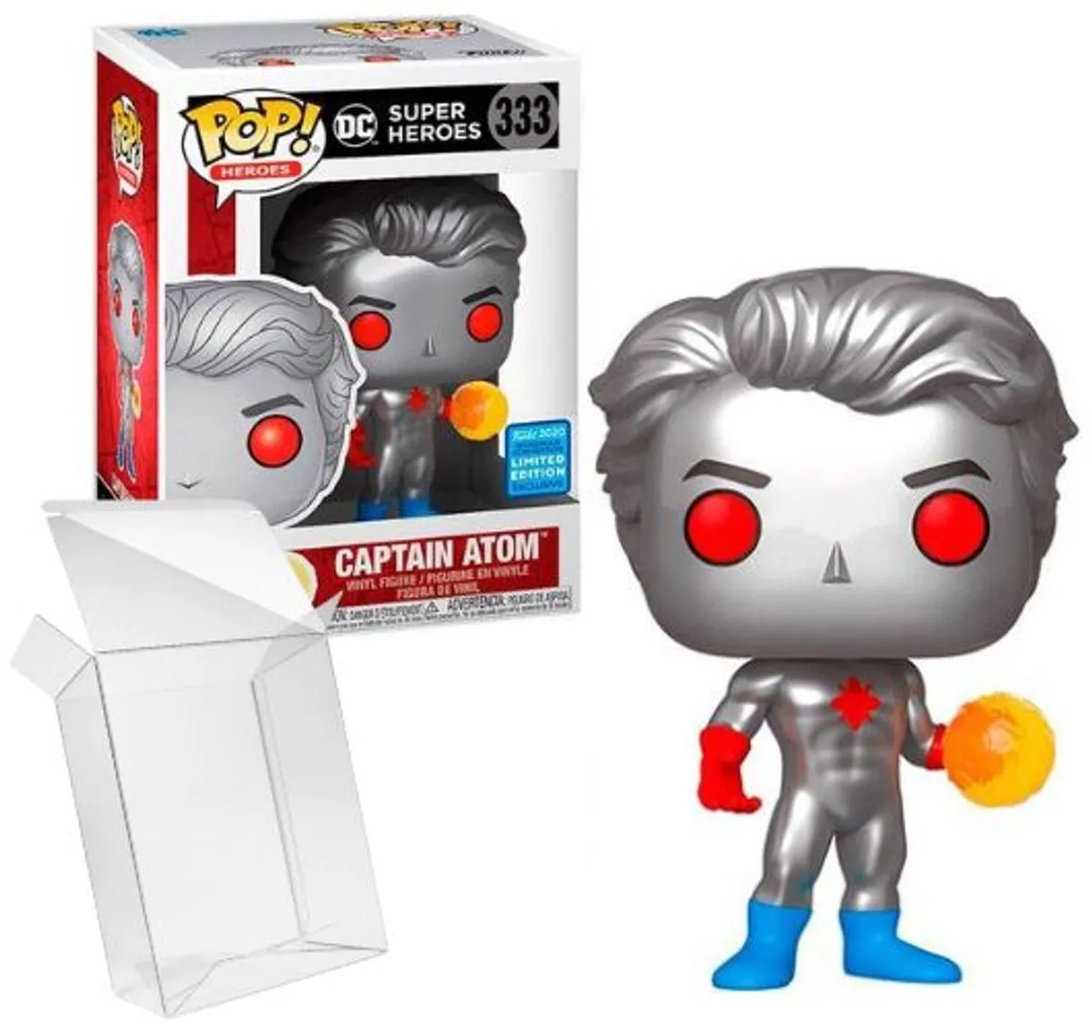 Funko Pop Heroes DC Super Heroes Captain Atom 333 Limited Edition - Multi - afbeelding 5 van 5