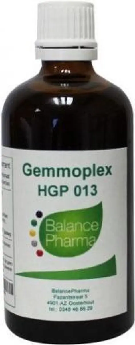 Balance Pharma Gemmoplex HGP013 Relax - 100ml