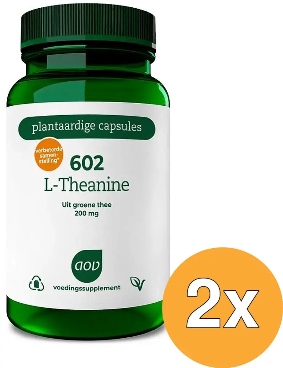 AOV L-Theanine 60 Stuks - 2x30 Vegacapsules
