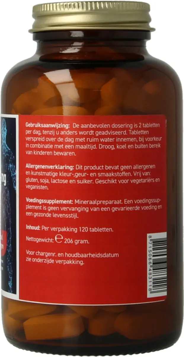All Natural Magnesiumcitraat 400mg 120 Tabletten