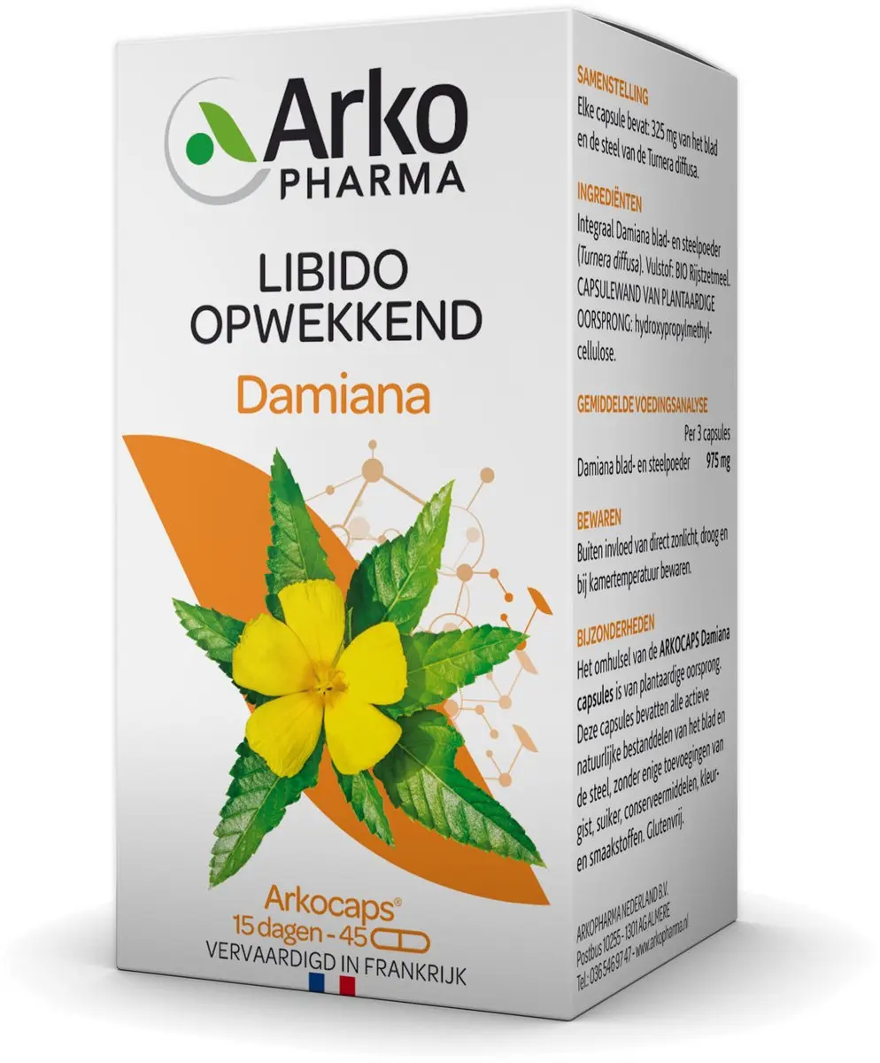 Arkopharma Arkocaps Damiana 45 Capsules